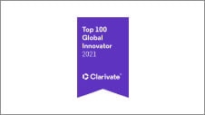 ロゴ画像「TOP 100 GLOBAL INNOVATORS 2021」