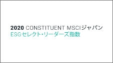 2020 CONSTITUENT MSCIジャパン ESGセレクト･リーダーズ指数