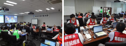 Scene from the comprehensive disaster drill