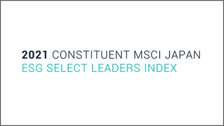 Logo image “2021 CONSTITUENT MSCI JAPAN ESG SELECT LEADERS INDEX”