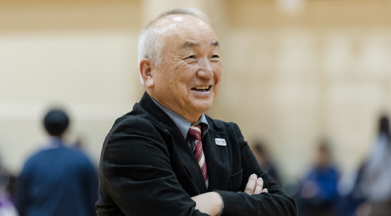 Image: Mr. Yuji Hashimoto, Chairman of the Fukushima Prefecture Badminton Association