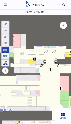 Image: Image of a high-precision indoor digital map system display.