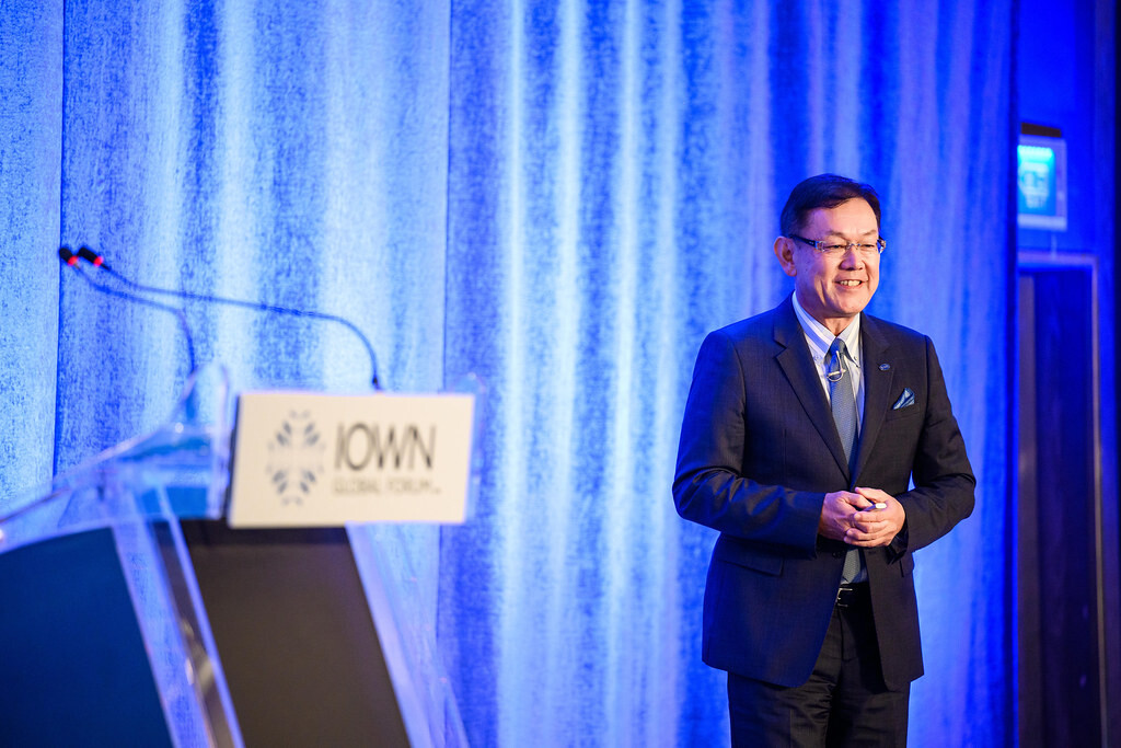 Image: Katsuhiko Kawazoe, President and Chairperson, IOWN Global Forum