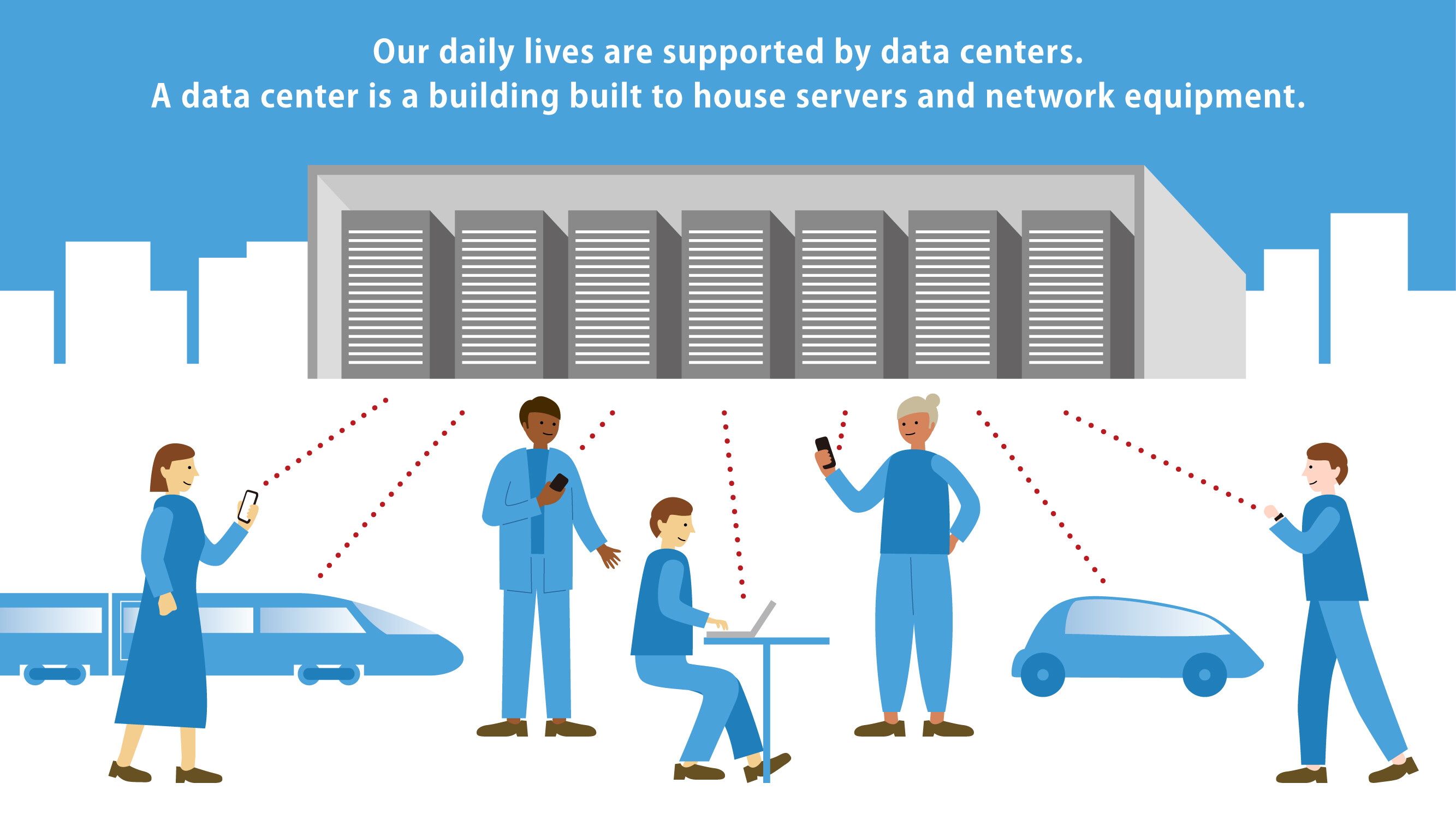 Images: (1) Data centers: the foundation of the digital society