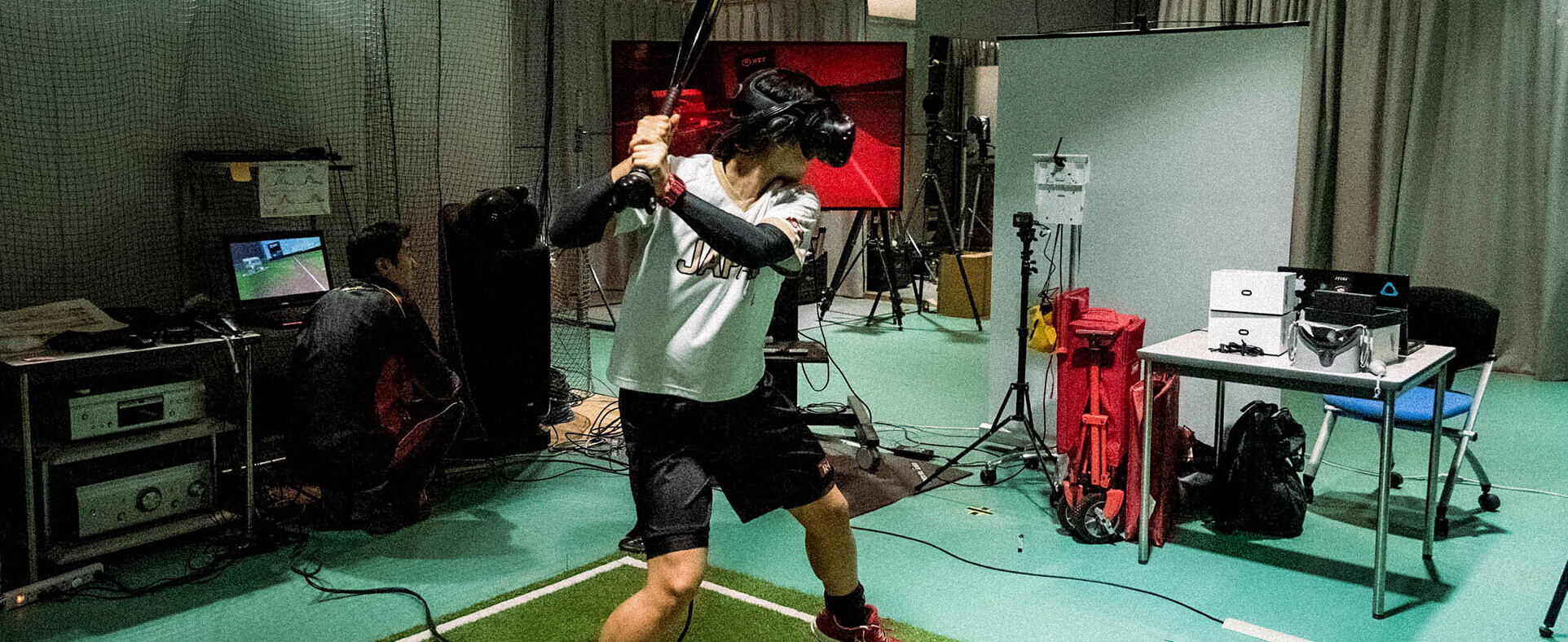 Image: Simulation VR system for softball