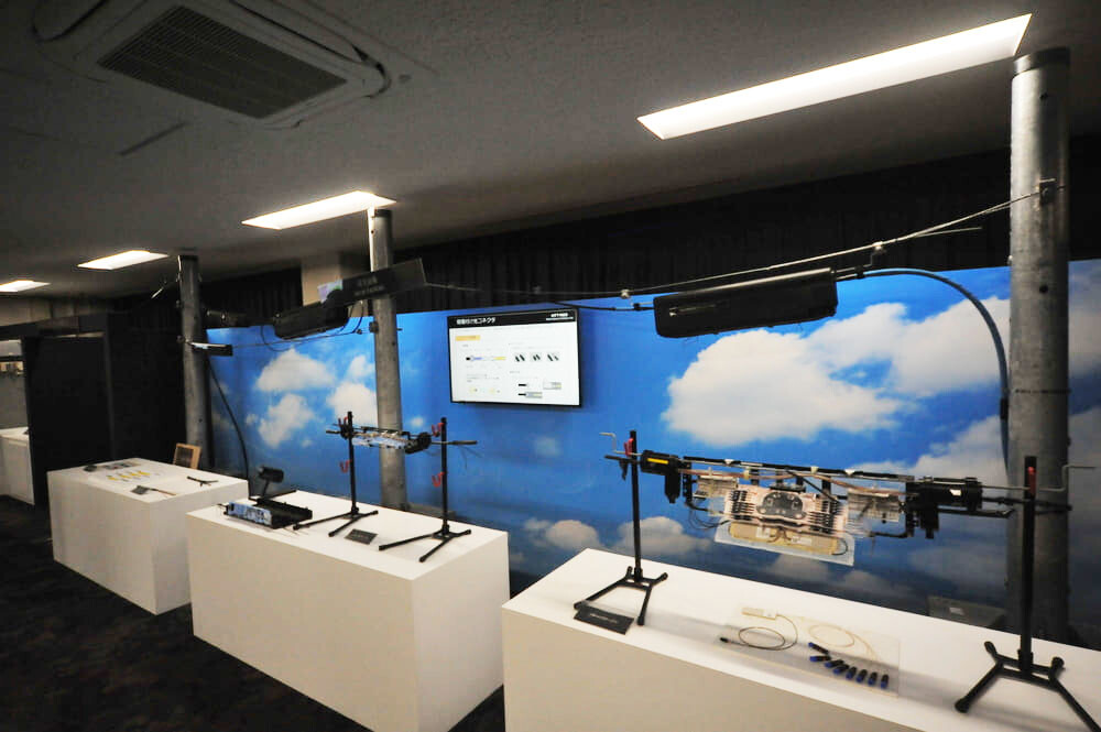 Exhibit: NTT Fiber Optic Terminal Box SFAO Closure (NTT Access Network Museum Building)