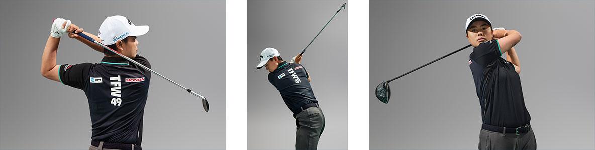 Image: Photograph of Professional Golfer Yuka SASO.