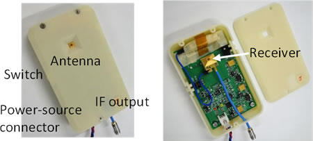 Figure 7: Smartphone-sized terminal housing the receiver