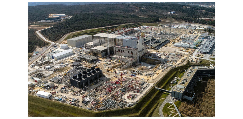 ITER construction site in Provence in the south of France