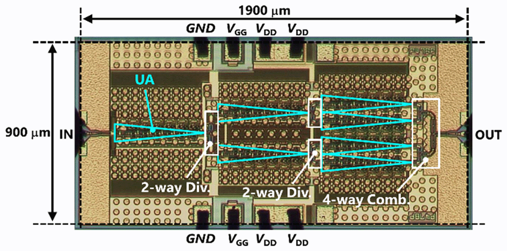 Figure 2 Prototype amplifier IC