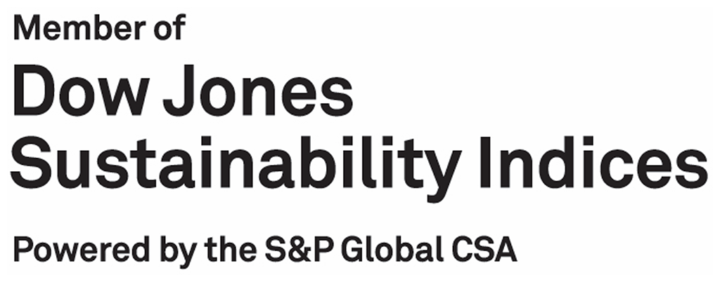 Member of Dow Jones Sustainability Indices