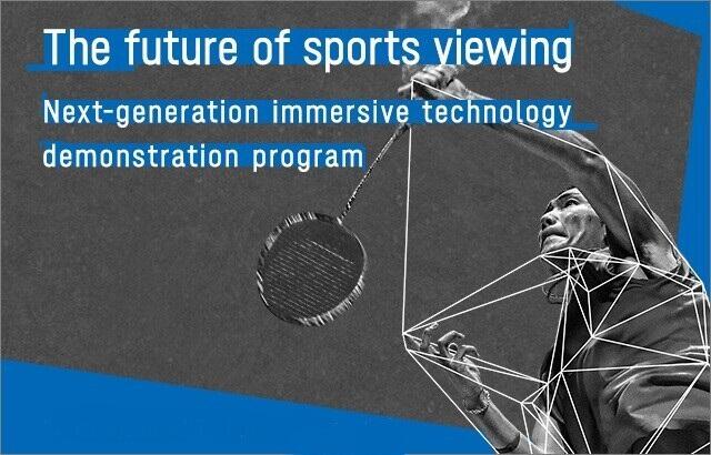 "The future of sports viewing" technology demonstration public coverage