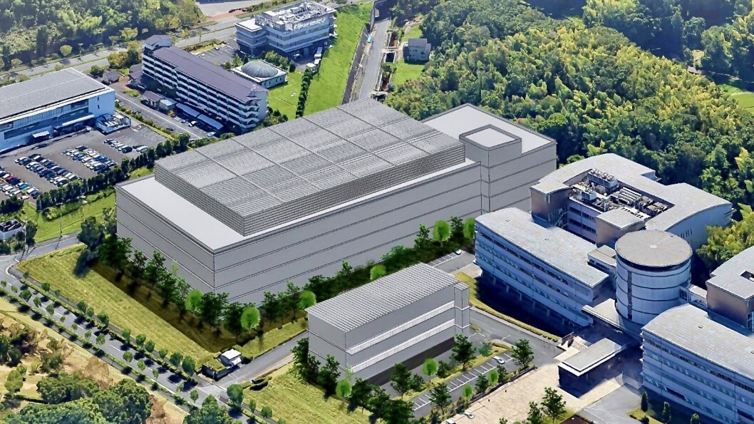 Model image of the completed data center