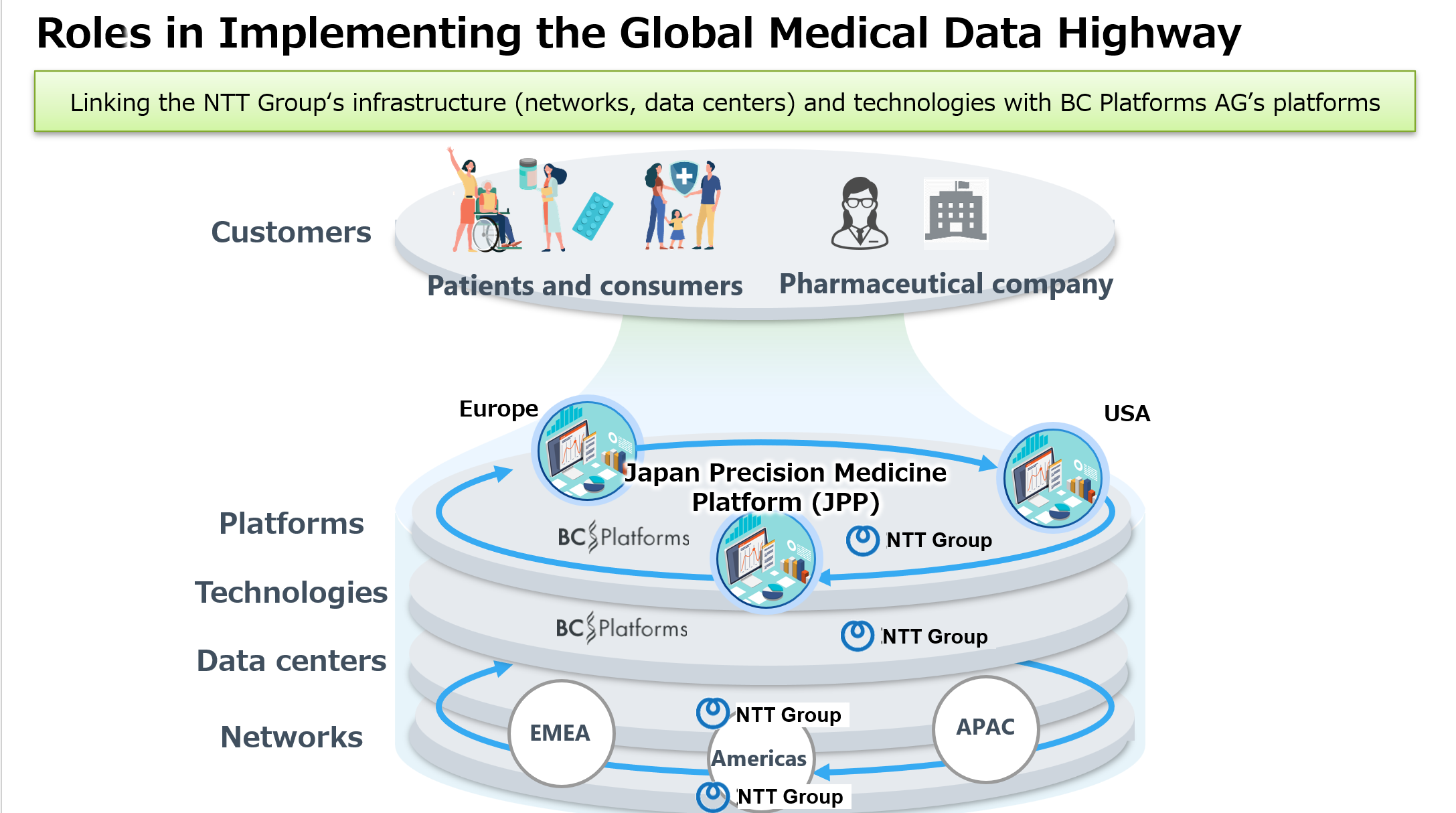 Figure 3: Roles in Implementing the Global Medical Data Highway