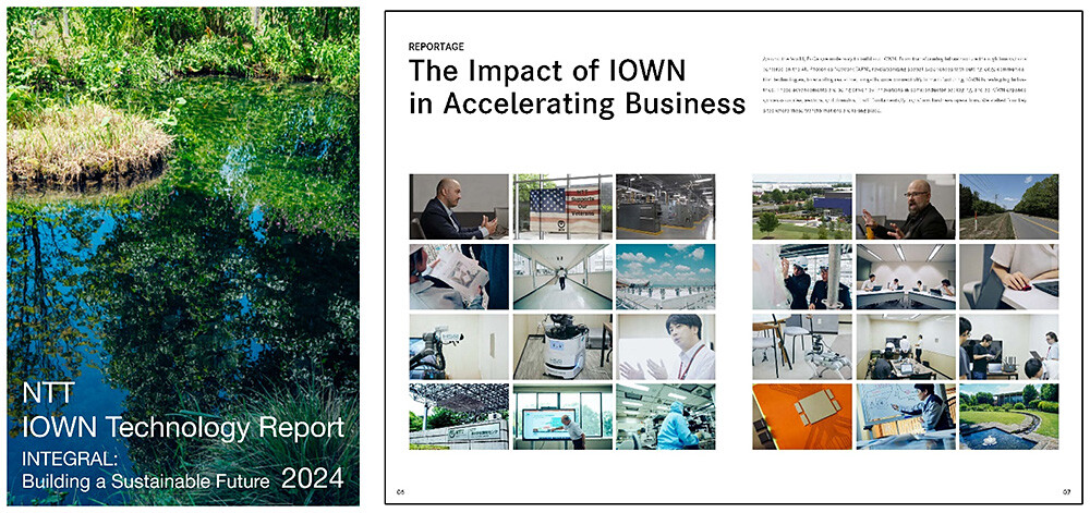 Image of "NTT IOWN Technology Report 2024 ~ INTEGRAL: Building a Sustainable Future ~"