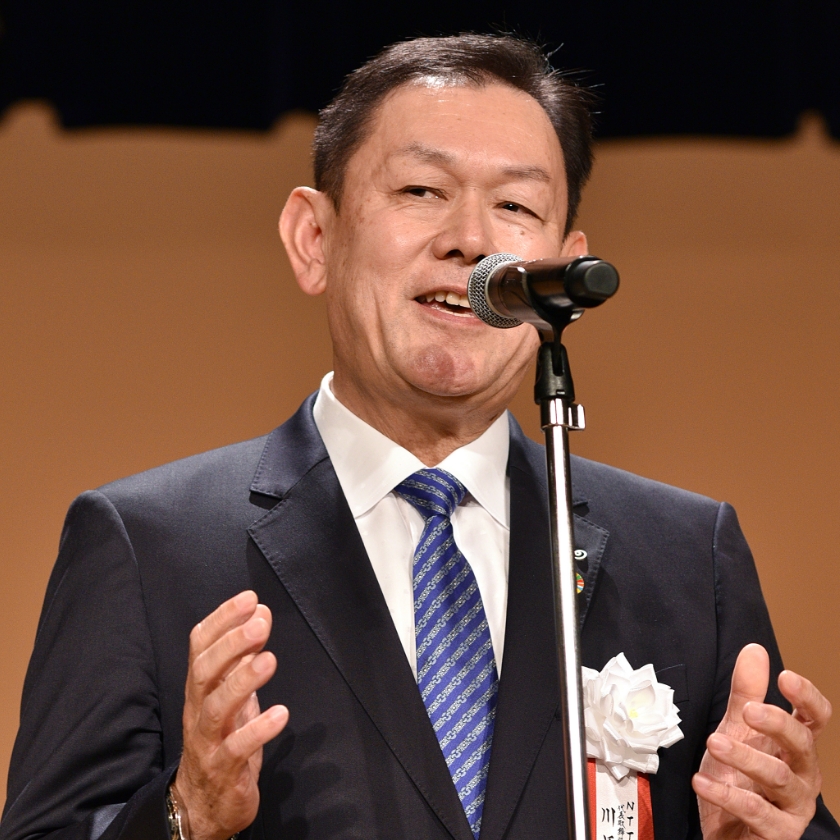 NTT Senior Executive Vice President Representative Director Kawazoe Katsuhiko