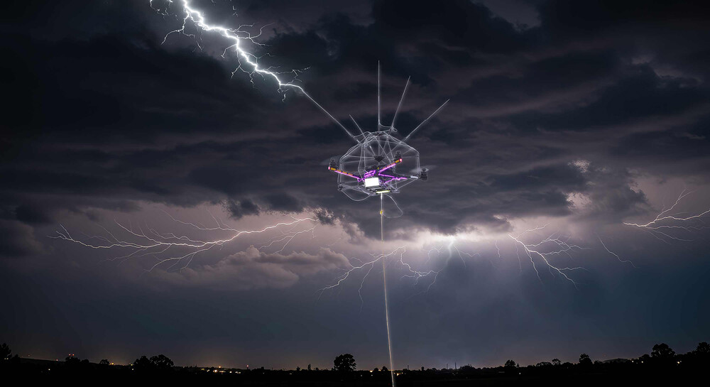 Concept image of the Lightning Drone