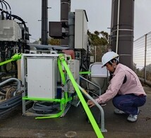 NTTドコモによる復旧活動の写真