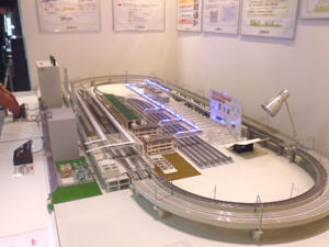 「エコステ」モデルのNゲージ鉄道模型