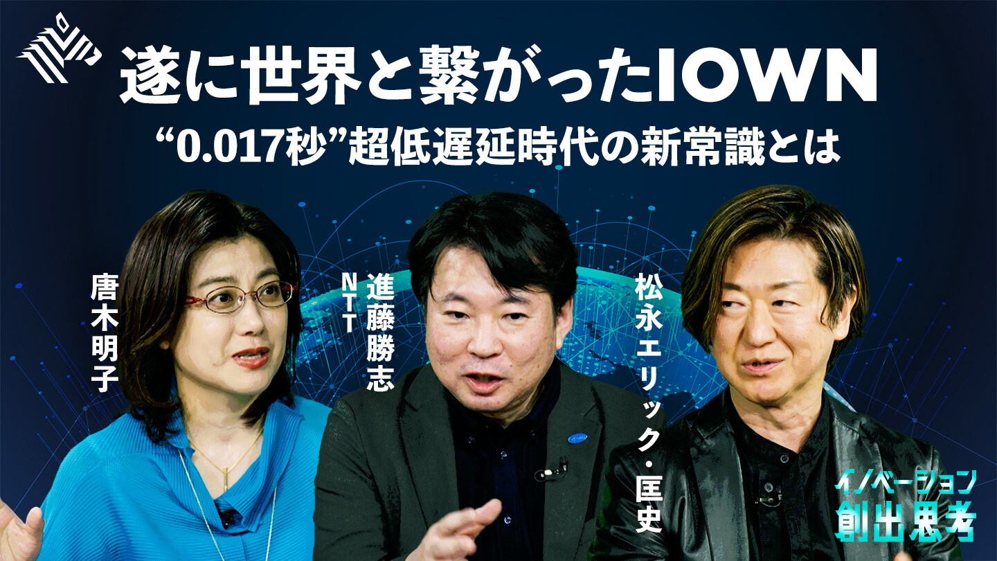 イノベーション創出思考 〜IOWNは何をもたらすか〜 | グローバルビジネスの新常識。通信改革の最前線のイメージ