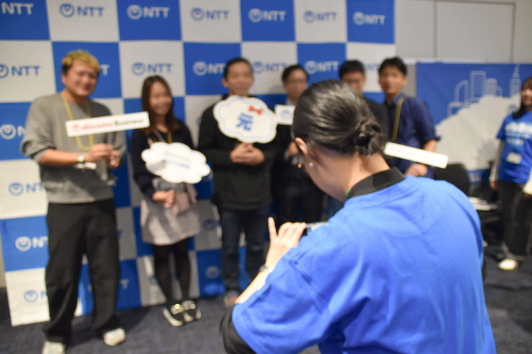 写真：フォトブースの様子