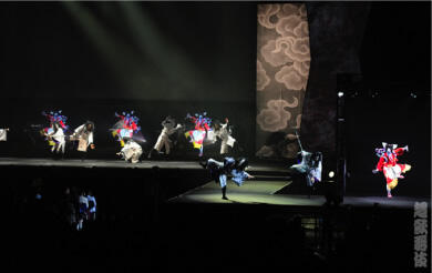 2016年の超歌舞伎の技術公開の写真