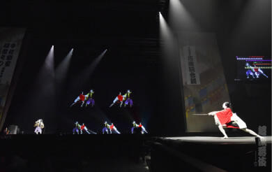2017年の超歌舞伎の技術公開の写真