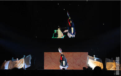2018年の超歌舞伎の技術公開の写真