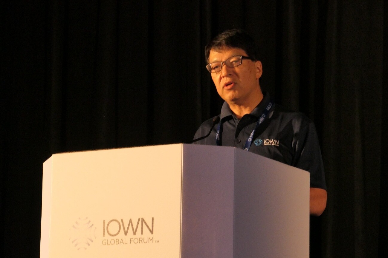 画像：IOWN Global ForumにおいてTechnology Working GroupのChairを務めるNTT 研究企画部門 IOWN推進室 川島正久