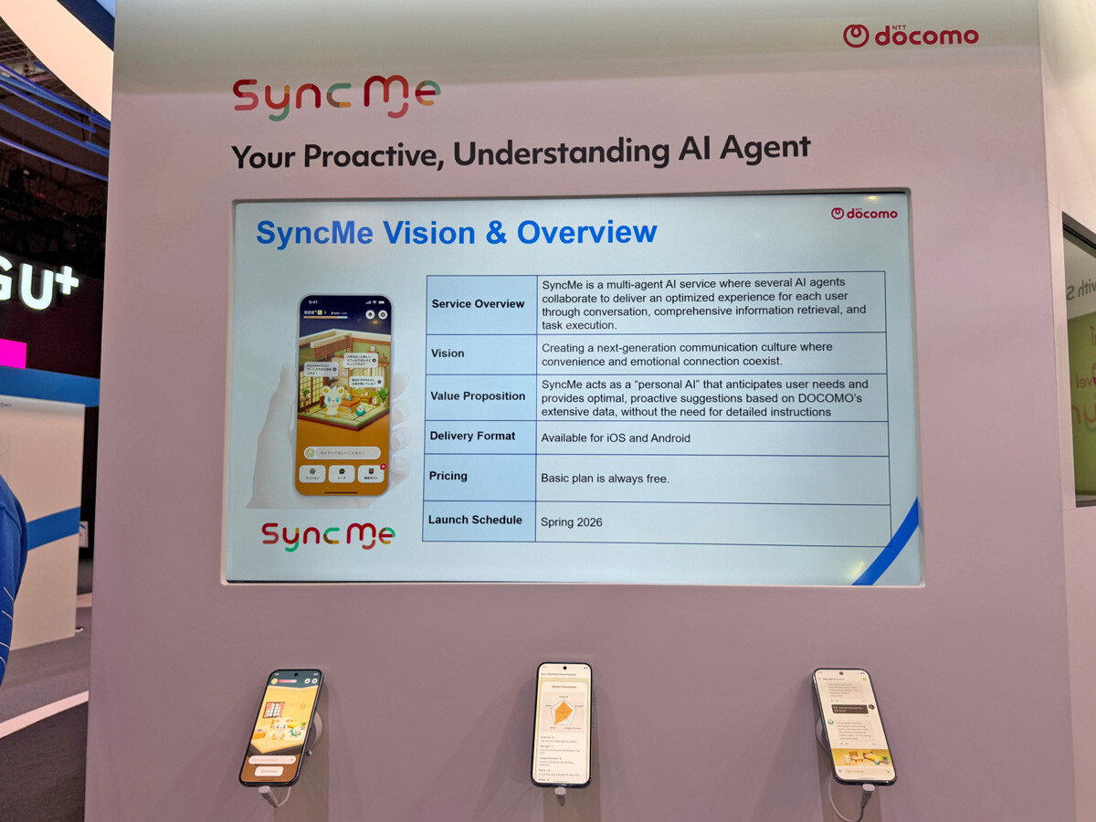 画像：【NTTドコモ】「愛着のあるパートナー」へ。若年層も見据えた、お客さまに寄り添う新たなAIエージェント