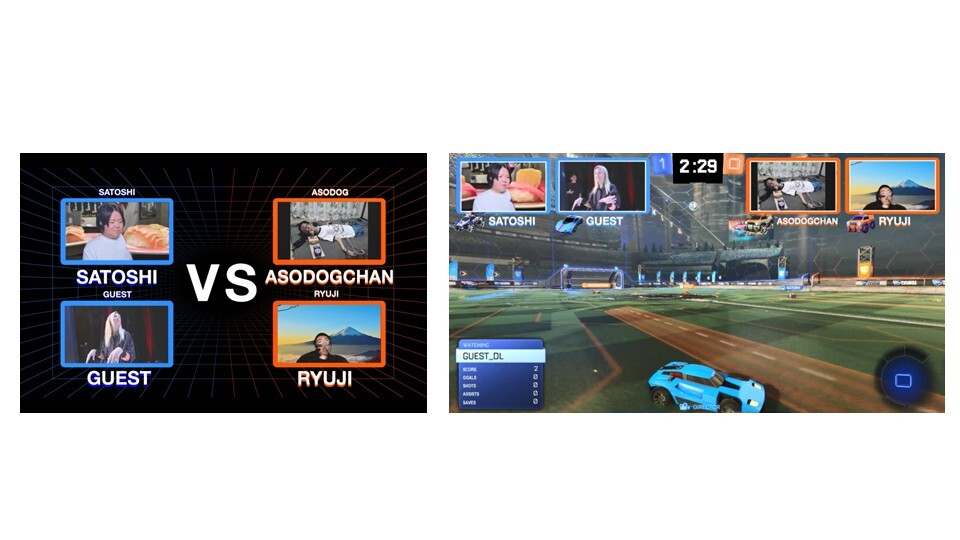 画像：（1）フランス（カンヌ）と日本（熊本）をつなぎ、DE&I eスポーツ