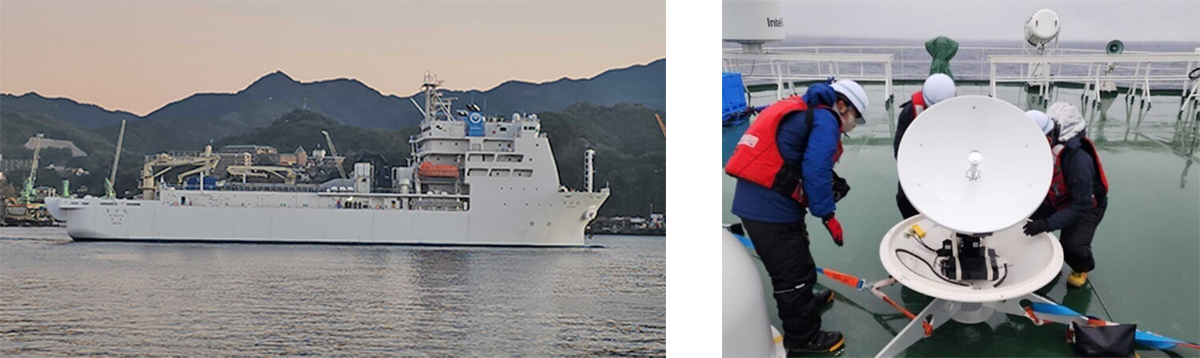 写真：船上基地局