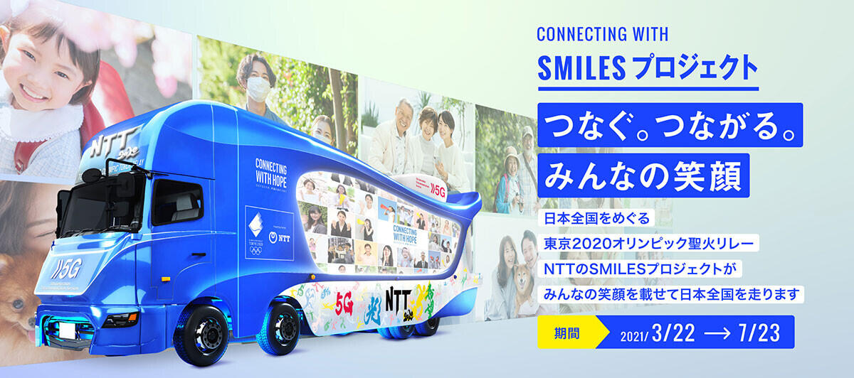 CONNECTING WITH SMILES プロジェクトのイメージ図