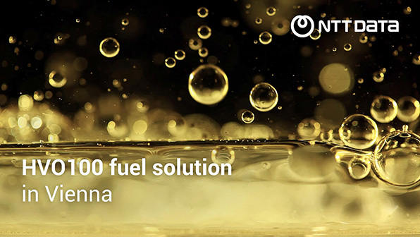 ”ウィーンのHVO100燃料溶液”のイメージ画像 / Image of ”HVO100 fuel solution in Vienna”