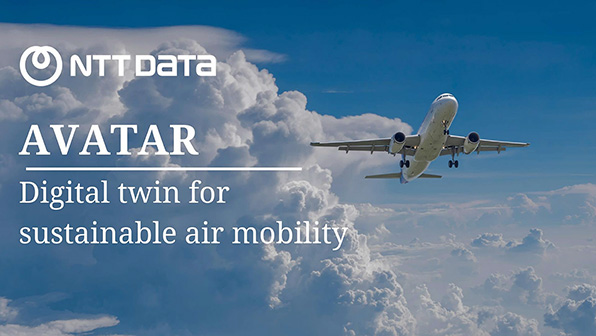 ”AVATAR 持続可能なエアモビリティのためのデジタルツイン”のイメージ画像 / Image of ”AVATAR Digital twin for sustainable air mobility”