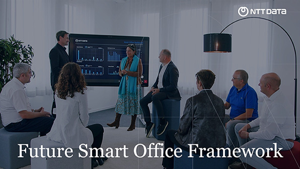 ”NTT未来スマートオフィスフレームワーク”のイメージ画像 / Image of ”NTT Future Smart Office Framework”