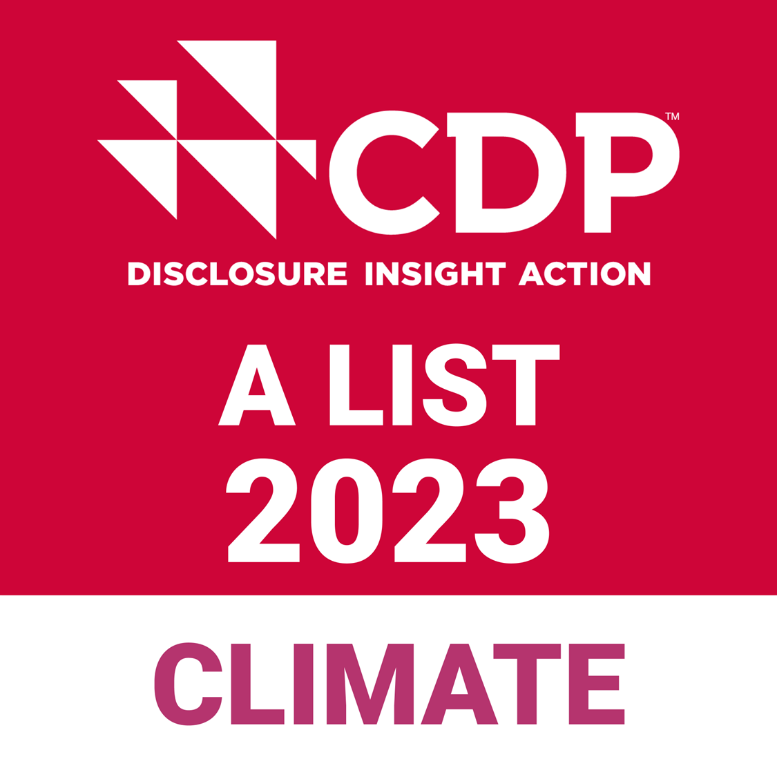 CDP DISCLOSURE INSIGHT ACTION A LIST 2023 CLIMATE