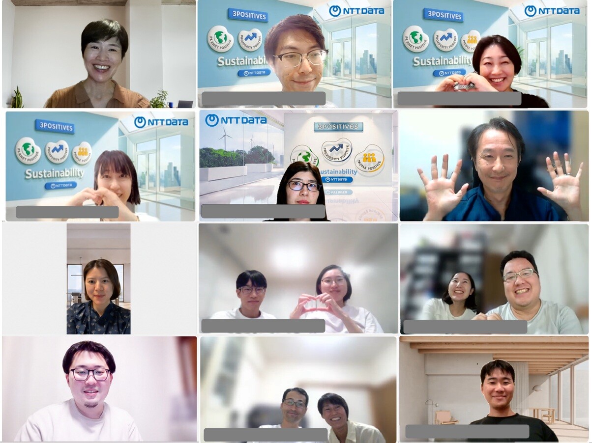 NTT DATA 版 両親学級開催の様子